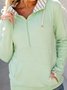 Langarm Lässige Sweatshirts mit Kapuze