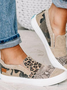 Damen Täglich Lässig mit Leopardenmuster Sneakers