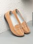 Retro Flache Schuhe