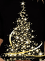 Weihnachtsbaum Rundhals T-Shirt