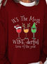 Es ist Die Die „wunderbarste Zeit“ von Die Jahr,Weihnachten Bluse,Damen Weihnachten Bluse