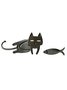 Katze Und Fisch Legierung Ohrringe
