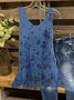 Lässige Ärmellose Shirts & Blusen mit Print