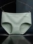 Damen Graphen Antibakteriell Baumwolle Mittlere Taille Slips