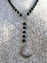 Retro Alle Jahreszeiten Sternenhimmel Himmel Bördeln Urlaub Kristall Kristall Bestseller Y-Hals Halskette für Damen