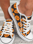Halloween Kürbis Muster Segeltuch Schuhe