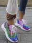 Bunt Farbverlauf Batik Flyknit Sneakers