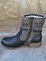 Tägliche Flache Stiefelette für Winter