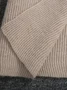 Lässig Wolle/Stricken Unifarben Pullover Mantel