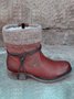 Tägliche Flache Stiefelette für Winter