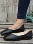 Unifarben Einfach Textur Flach Schuhe