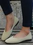 Unifarben Einfach Textur Flach Schuhe