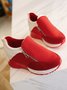Rund Plateau Sneakers Fashion Seite Reißverschluss Versteckte Höhe Lässig Schuhe