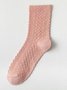 Lässig Retro Twist Muster Warm Wolle Socken Herbst und Winter Socken