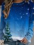 Jersey Lässig Weihnachten Sweatshirts