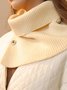 Lässig Einfach Unifarben Baumwolle Schnappen Schal Herbst und Winter Warm, Atmungsaktiv, Winddicht Schal Zubehör