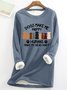 Einfach Rundhals Hund Sweatshirt