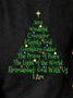 Lässig Textbriefe Rundhals Langarm T-Shirt