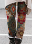 Ethnisch Fest Lässig Baumwolle-Gemisch Leggings