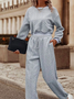 Jacquard Weit Lässig Zwei-St. Set