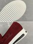 Große Größen Atmungsaktiv Metall Dekor Slip On Schuhe