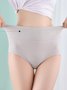 Damen Baumwolle Atmungsaktiv antibakteriell Hohe Taille Slips