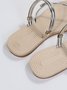 Strass & Schmetterling Dekor Schuhspitze Ring Riemchensandalen
