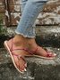 Strass & Schmetterling Dekor Schuhspitze Ring Riemchensandalen