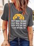 Jeden Snack Sie machen I werden Sein Aufpassen Sie Hund Lustig Grafik Print Textbriefe Lässig Baumwolle T-Shirt