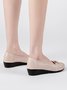 Bequem Weich Sohle Schleife Spitz Keil Schuhe