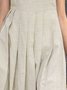 Unifarben Baumwolle Maxikleid Lässig Elegant für Damen 2023 Noracora