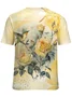 Einfach Vogel Rundhals Kurzarm T-Shirt