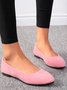 Mehrfarbig Auswahl Samt Einfach Flach Schuhe
