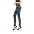 Lässig Batik Hohe Taille Knöchelhose Legging
