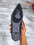 Lässig Unifarben Atmungsaktiv Slip On Flach Flache Schuhe