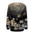 Lässig Rundhals Stern Sweatshirt