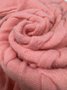 Damen Unifarben Langarm Bequem Lässig Pullover