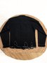 Damen Unifarben Regelmäßig Weit Jacke