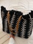 Stroh Troddel GROSSE KAPAZITÄT Tote Strand Tasche