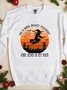 Lässig Rundhals Textbriefe Sweatshirt