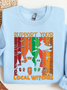 Lässig Rundhals Textbriefe Sweatshirt