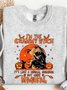 Lässig Rundhals Textbriefe Sweatshirt