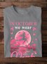 Lässig Schmetterling Rundhals Langarm T-Shirt