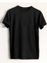 Lässig Katze Rundhals Kurzarm T-Shirt