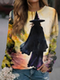 Lässig Rundhals Halloween Sweatshirt