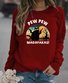 Lässig Rundhals Halloween Sweatshirt