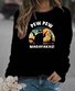 Lässig Rundhals Halloween Sweatshirt