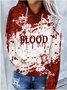 Lässig Kapuze Halloween Sweatshirt