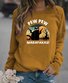 Lässig Rundhals Halloween Sweatshirt