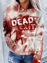 Lässig Kapuze Halloween Sweatshirt